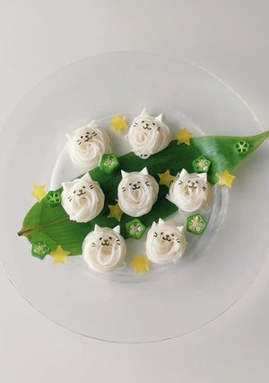 七夕に！ねこそうめん-レシピのメイン写真
