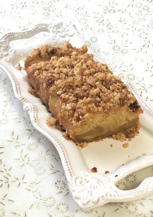アップルケーキと米粉のクランブル-レシピのメイン写真