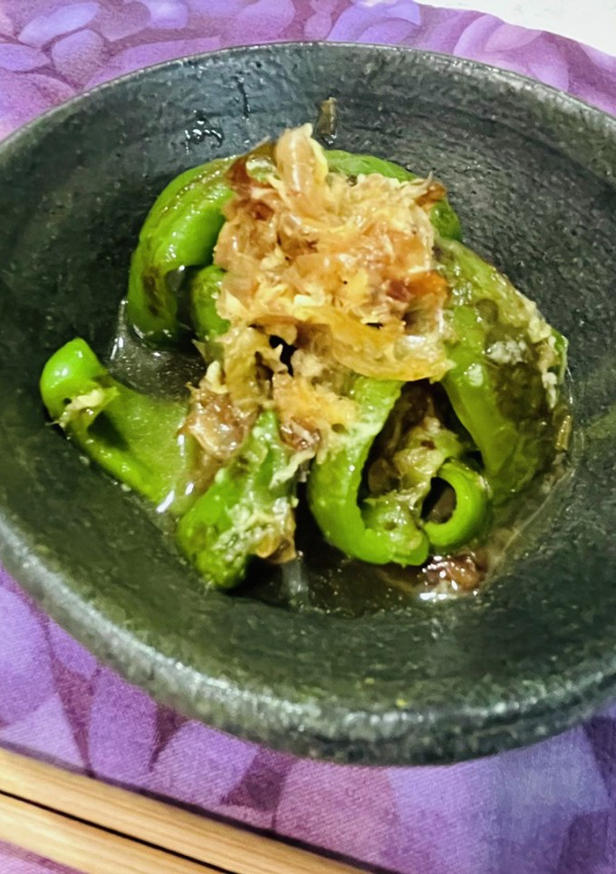 作り置きおかず⭐︎ピーマンの焼き浸し-レシピのメイン写真