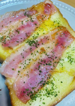クロックムッシュ風簡単フレンチトースト-レシピのメイン写真