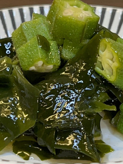 わかめとオクラの酢の物-レシピのメイン写真