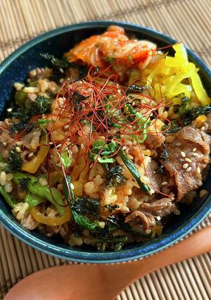 巻かない！簡単キンパ風混ぜご飯-レシピのメイン写真