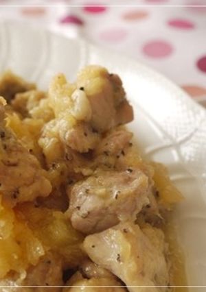 鶏肉のパイン煮-レシピのメイン写真