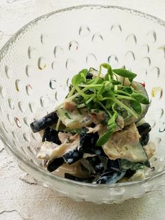 夏野菜 茄子としそのマヨサラダ-レシピのメイン写真