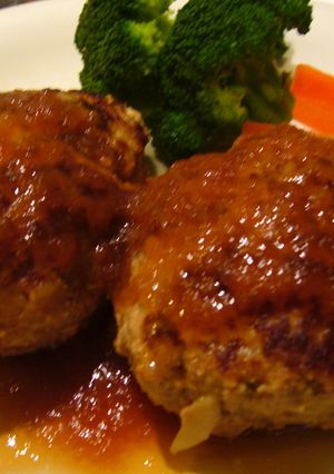 コロコロにんにく豆腐ハンバーグ-レシピのメイン写真