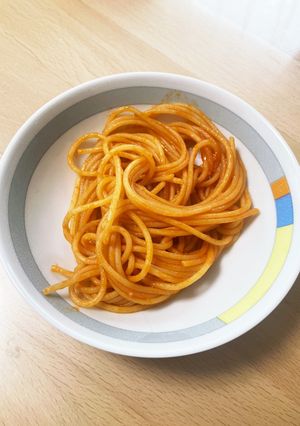 ケチャップとガーリックだけのパスタ-レシピのメイン写真