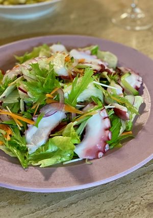 ＊タコと野菜のカルパッチョ風サラダ＊-レシピのメイン写真
