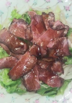 冷やしローストビーフうどん-レシピのメイン写真