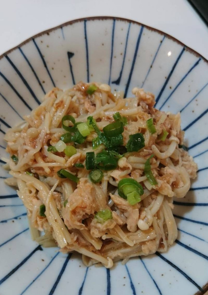 簡単！美味♪えのきとツナのねぎおかか♪-レシピのメイン写真