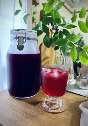 赤紫蘇ジュース クエン酸orレモン汁で♪-レシピのメイン写真