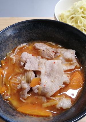 チゲラーメン（つけ麺）-レシピのメイン写真