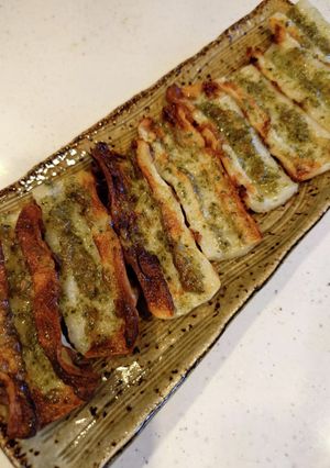 ちくわボートの柚子胡椒焼き-レシピのメイン写真