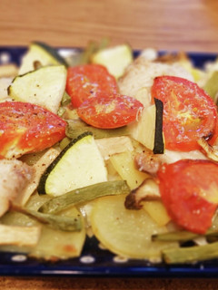 簡単メイン タラと彩り野菜のオーブン焼き-レシピのメイン写真