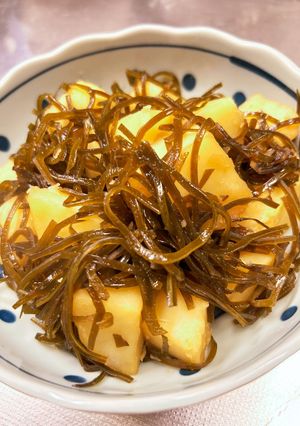 じゃがいもと切り昆布の煮物。-レシピのメイン写真