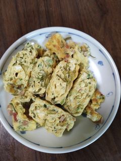 紅生姜青のりネギもずく入り卵焼き-レシピのメイン写真