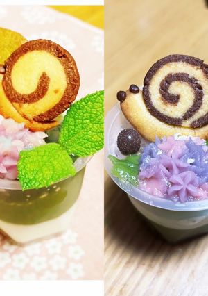 季節ゼリー*甘い紫陽花の花が咲きました♡-レシピのメイン写真