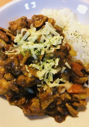 フライパンカレー●中辛チーズチキンカレー-レシピのメイン写真