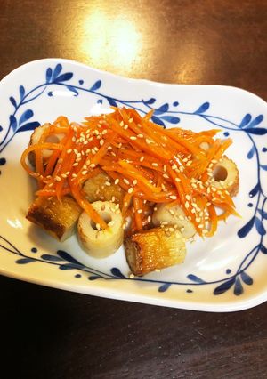簡単♪竹輪・にんじん★オイスター炒め-レシピのメイン写真