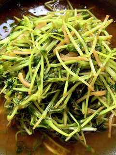 豆苗のしょうが炒め-レシピのメイン写真
