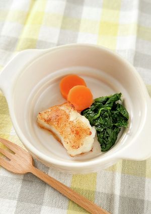 白身魚の出汁ソテー（離乳食後期）-レシピのメイン写真