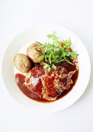 おうちで【柔らかジューシーハンバーグ】-レシピのメイン写真