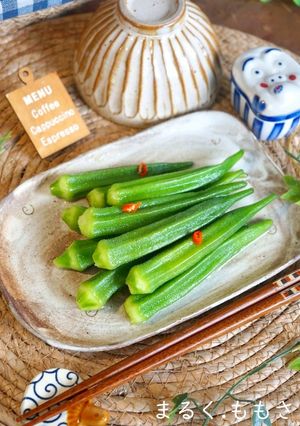 毎日でも食べたい♪牛角風オクラの1本漬け-レシピのメイン写真