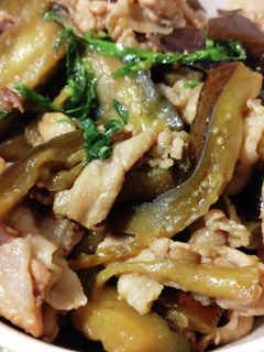 箸が止まらない!ナスと豚肉炒め-レシピのメイン写真