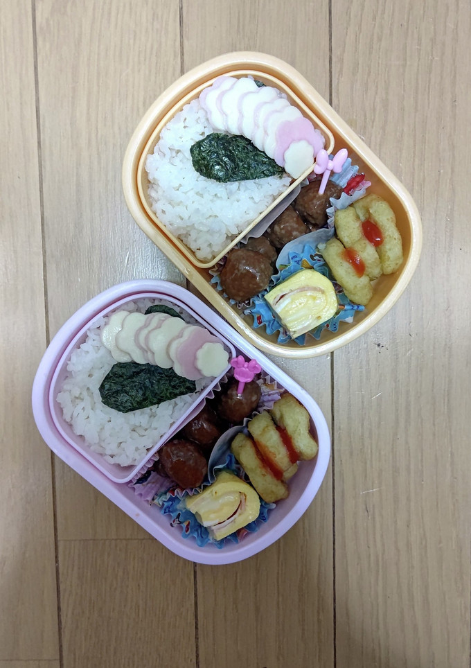 お弁当 双子 記録用 ☆♧☆-レシピのメイン写真