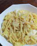 のびーるチーズとじゃがいもクリームパスタ