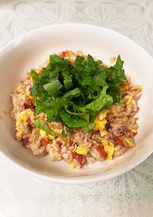 梅と大葉のさっぱりチャーハン-レシピのメイン写真
