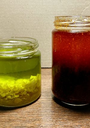 にんにくオイル・唐辛子オイル　超簡単！-レシピのメイン写真