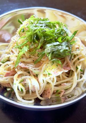 ツナと大葉の冷製パスタ✨-レシピのメイン写真