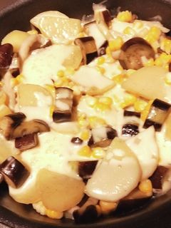 茄子と新じゃがいものチーズ焼き-レシピのメイン写真