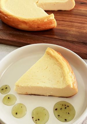 炊飯器&ミキサーでベイクドチーズケーキ-レシピのメイン写真