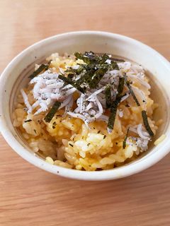 簡単!朝ごはん 卵かけしらすご飯-レシピのメイン写真