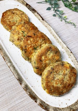 サバ缶ハンバーグ(カレー味)-レシピのメイン写真