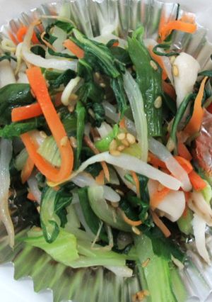 ★食物繊維★青菜づくしのナムル-レシピのメイン写真