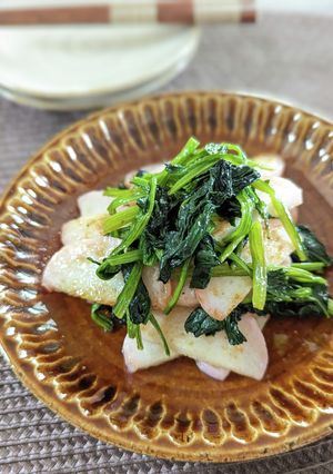 超簡単♡かまぼことほうれん草のソテー-レシピのメイン写真