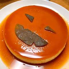 รูปของ カボチャのオバケプリン(ハロウィン)