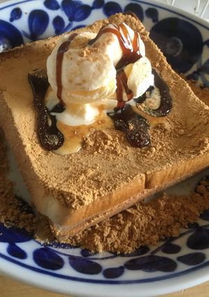 きな粉餅トースト-レシピのメイン写真