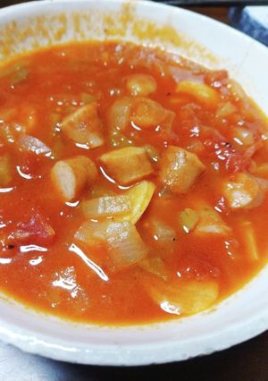 出来たても冷やしてものトマトスープ-レシピのメイン写真