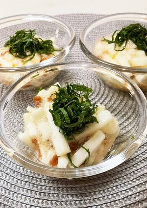 さっぱり!長いもの梅しそあえ-レシピのメイン写真