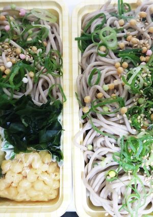 【夫婦弁当255】ぶっかけ蕎麦-レシピのメイン写真