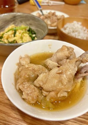 味どうらくで！手羽元と冬瓜のさっぱり煮-レシピのメイン写真