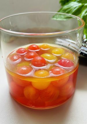 お弁当にも！簡単ミニトマトのマリネ-レシピのメイン写真