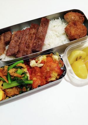 ラグビー小僧のお弁当230703-レシピのメイン写真