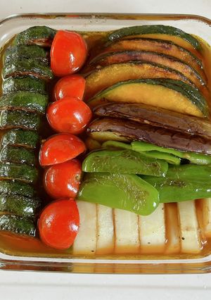 簡単★お酢でさっぱり焼き浸し-レシピのメイン写真
