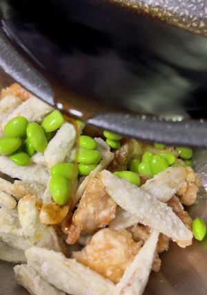 山口県の人気給食★チキンチキンごぼう-レシピのメイン写真