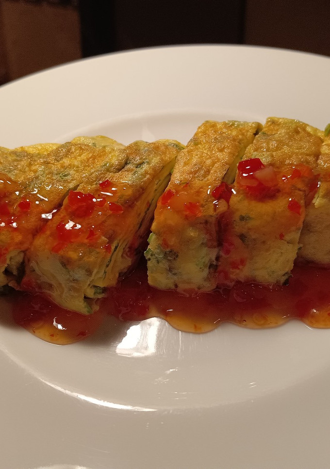 刻みパクチー卵焼き-レシピのメイン写真