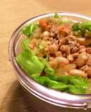 大豆の水煮で＊ヴィーガンタコライス